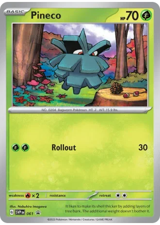 Pineco #061 — Scarlet & Violet Promos