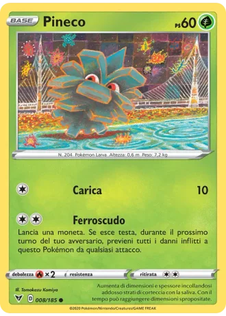 Pineco #8/185 — Voltaggio Sfolgorante