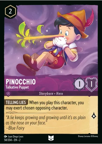 Pinocchio - Talkative Puppet #58/204 — Rise of the Floodborn