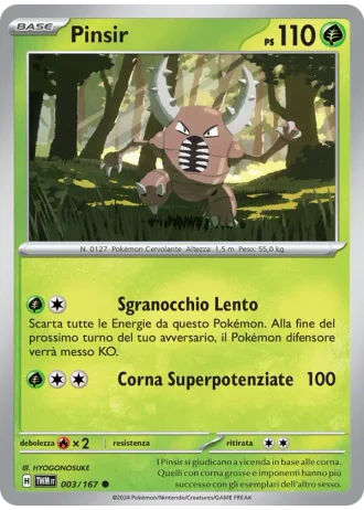 Pinsir #003 — Crepuscolo Mascherato