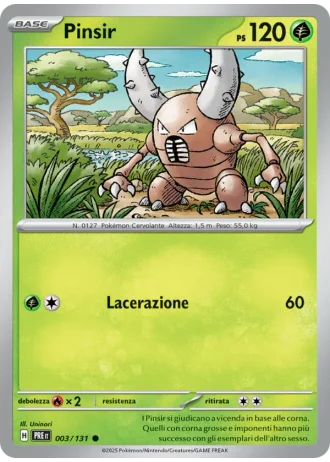 Pinsir #003 — Evoluzioni Prismatiche