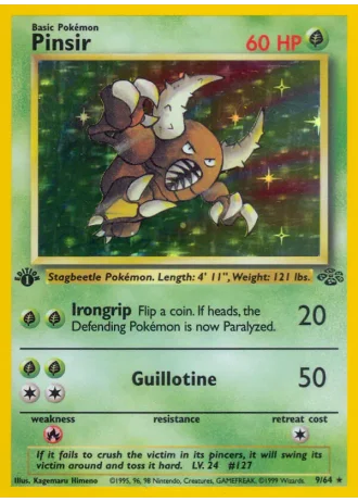 Pinsir (1. Edition) #9/64 — Dschungel (1. Edition)