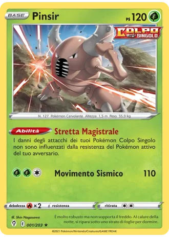 Pinsir #1/203 — Evoluzioni Eteree