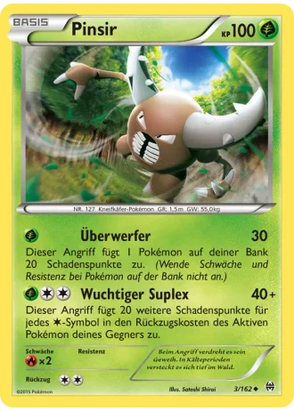 Pinsir #3/162 — TURBOstart