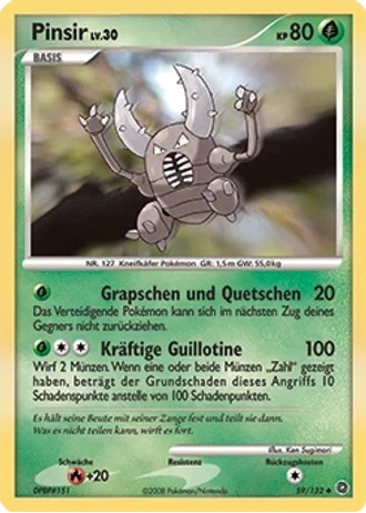 Pinsir #59/132 — Rätselhafte Wunder