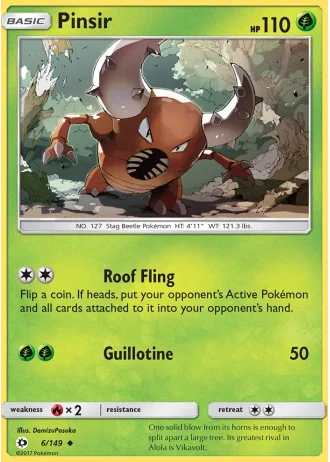 Pinsir #6 — Sun & Moon