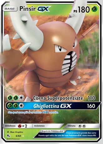 Pinsir GX #6/68 — Destino Sfuggente