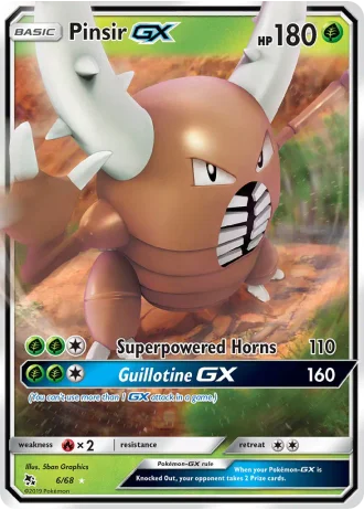Pinsir GX #6 — Hidden Fates