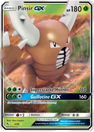 Pinsir GX #6/68 — Verborgenes Schicksal