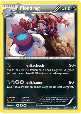 Piondragi #65/111 — Fliegende Fäuste