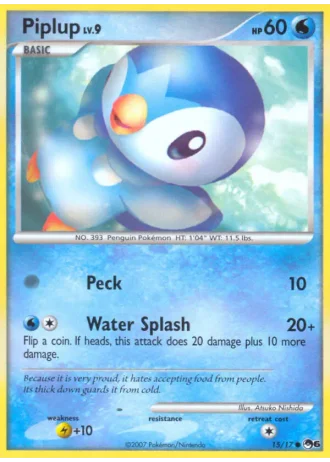 Piplup #15 — World Championships 2008
