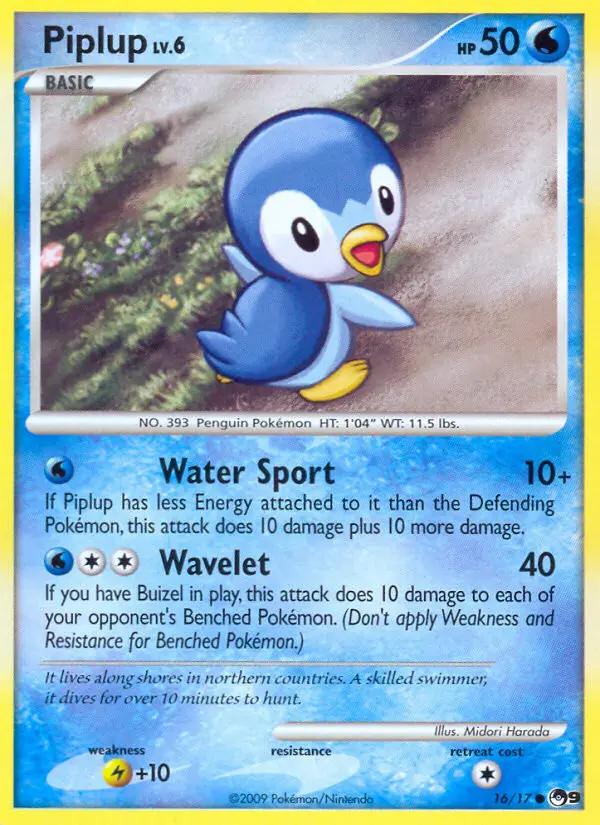 Piplup #16 — POP Series 9