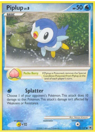 Piplup #72 — Majestic Dawn