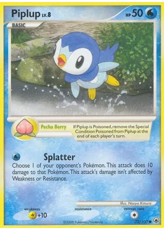 Piplup #72/100 — Countdown Calendar 2008