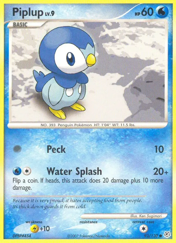 Piplup #93 — Diamante & Perla