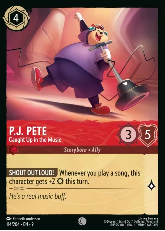 P.J. Pete - Caught Up in the Music #114/204 — Fabled