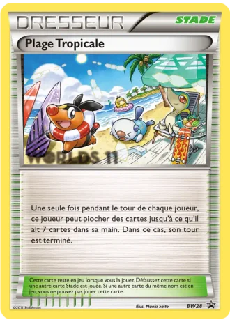 Plage Tropicale BW28 — Noir & Blanc Promos