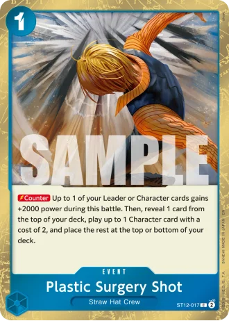 Plastic Surgery Shot (ST12-017) (Pirate Foil) — One Piece Card The Best Vol.2(PRB02)