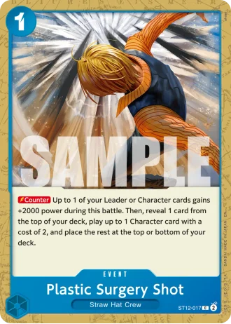 Plastic Surgery Shot (ST12-017) (Reprint) — One Piece Card The Best Vol.2(PRB02)