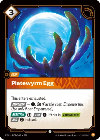 Platewyrm Egg #075/166 — Vendetta