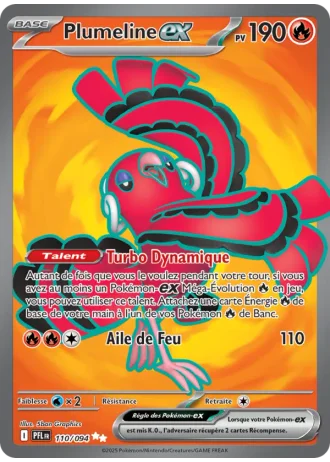 Plumeline ex #110 — Flammes Fantasmagoriques