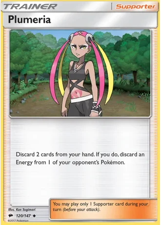 Plumeria #120/147 — Burning Shadows
