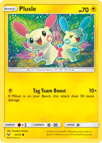 Plusle #33 — Shining Legends