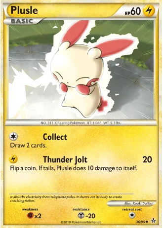 Plusle #36/95 — Forze Scatenate