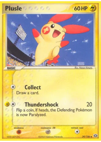 Plusle #39 — EX Smaragd