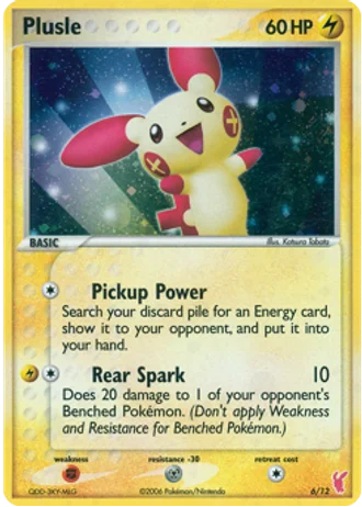 Plusle #6 — EX trainer Kit 2 (Plusle)