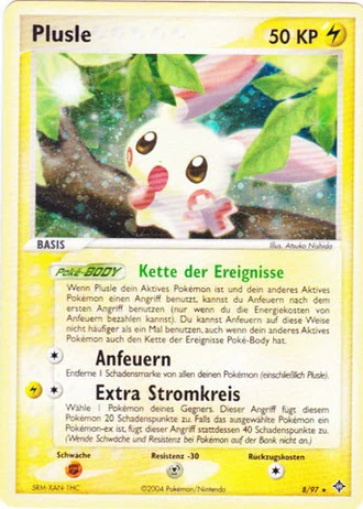 Plusle #8/97 — EX Drache