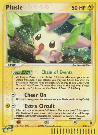Plusle #8 — EX Drago