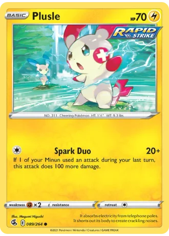Plusle #89 — Fusion Strike