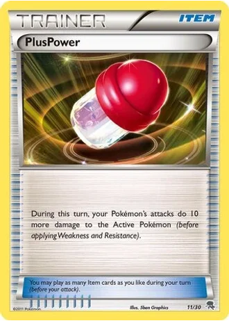 PlusPower #11/30 — BW trainer Kit (Zoroark)