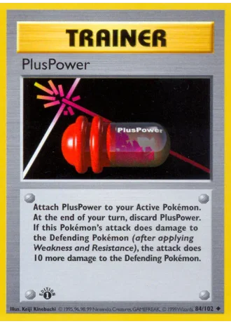 PlusPower #84/102 — Base Set
