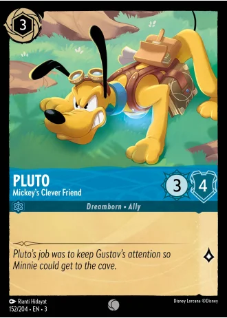 Pluto - Mickey's Clever Friend #152/204 — Into the Inklands