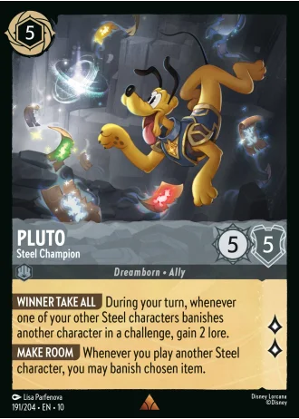 Pluto - Steel Champion #191/204 — Whispers in the Well