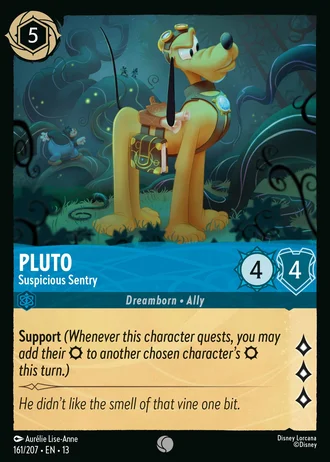 Pluto - Suspicious Sentry #161/261 — Attack of the Vine!