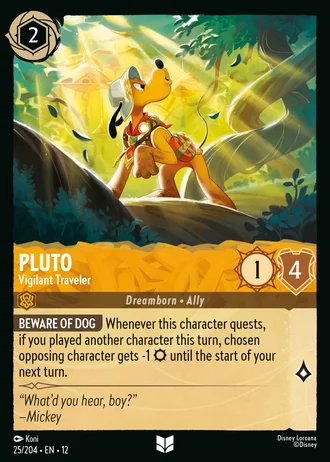 Pluto - Vigilant Traveler #25/257 — Wilds Unknown