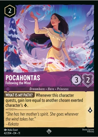Pocahontas - Following the Wind #42/204 — Winterspell
