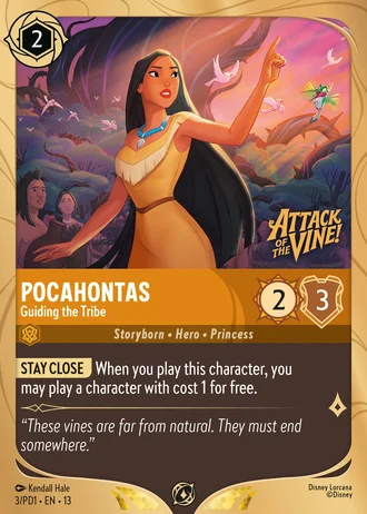 Pocahontas - Guiding the Tribe PD1-3/261 — Attack of the Vine!