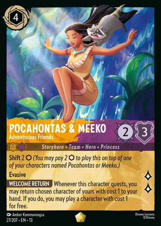 Pocahontas & Meeko - Adventurous Friends #27/261 — Attack of the Vine!
