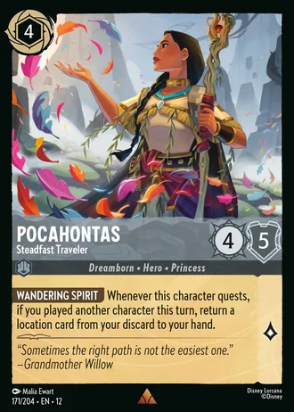 Pocahontas - Steadfast Traveler #171/257 — Wilds Unknown