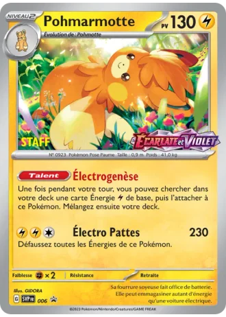 Pohmarmotte #006 — Écarlate & Violet Promos