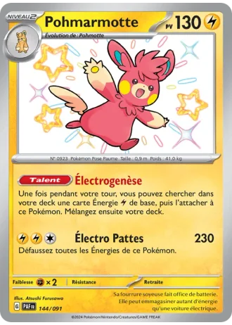 Pohmarmotte #144/91 — Destinées de Paldea