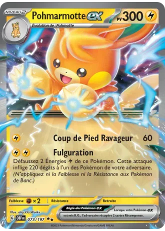 Pohmarmotte ex #073/197 — Flammes Obsidiennes
