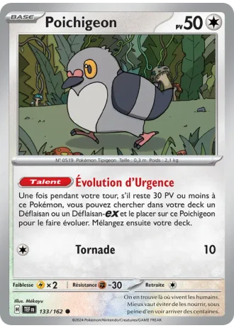 Poichigeon #133/162 — Forces Temporelles