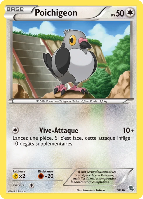 Poichigeon #14 — BW Kit du dresseur (Zoroark)