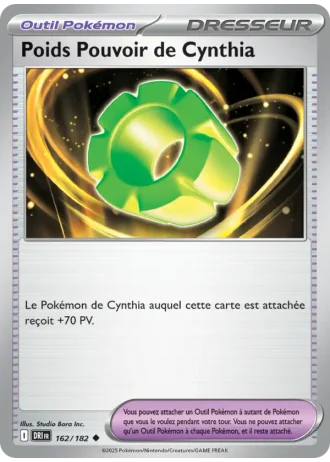 Poids Pouvoir de Cynthia #162/182 — Rivalités Destinées