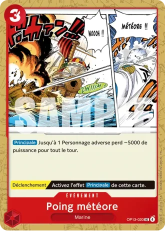 Poing météore (OP13-020) — Successeurs (OP13)